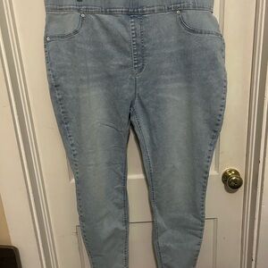 Terra & Sky Light Blue Women's Jeggings